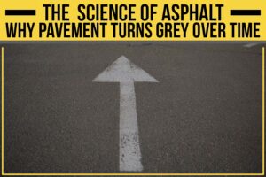 Pavement Marking of Arrow on Asphalt