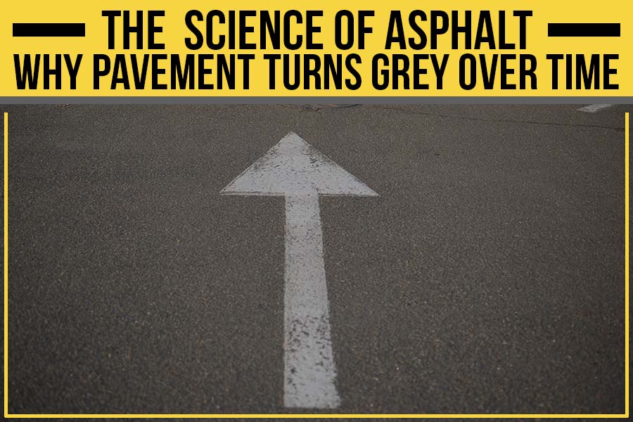 Pavement Marking of Arrow on Asphalt