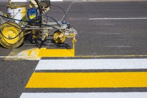 Thermoplastic Line Striping