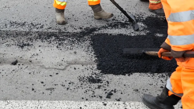 patching and pothole repairs