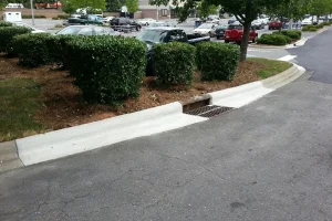 New concrete and curbing from Carolina Asphalt