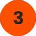 number 3 icon