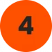 number 4 icon