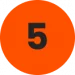 number 5 icon