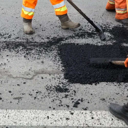 patching and pothole repairs